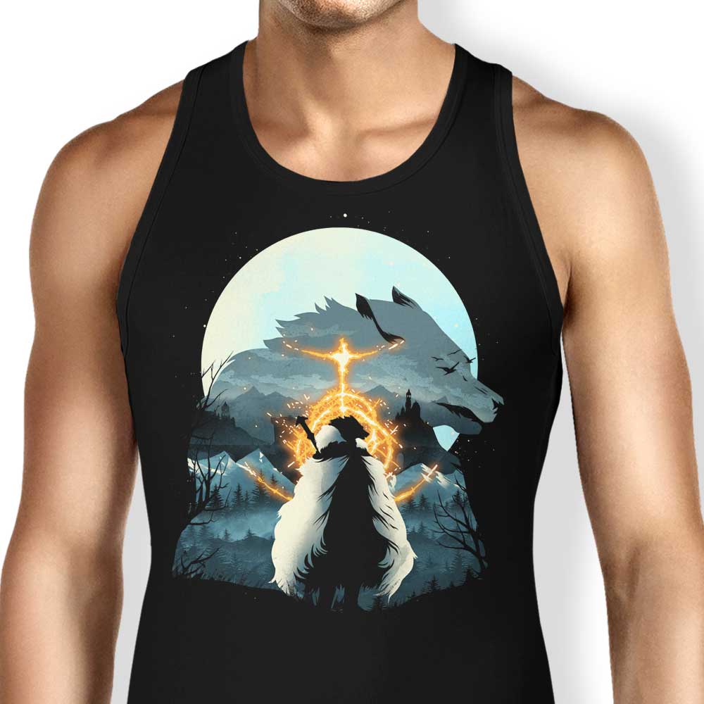 Dandingeroz's Stylish Half Wolf Tank Top