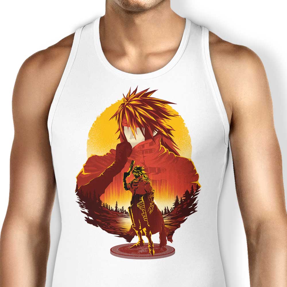 Stunning Crimson Sunset Women's Tank Top