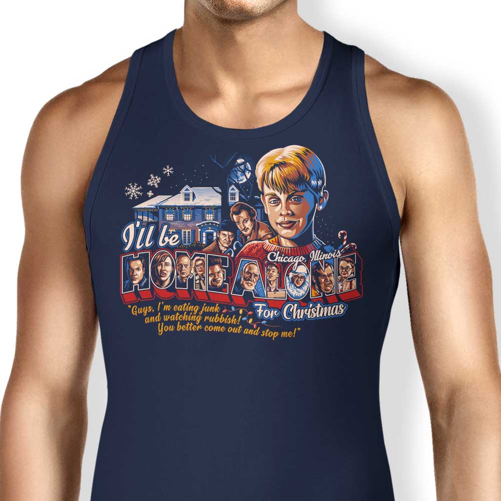 Comfortable 'Eating Junk and Watching Rubbish' Unisex & Women's Tank Tops
