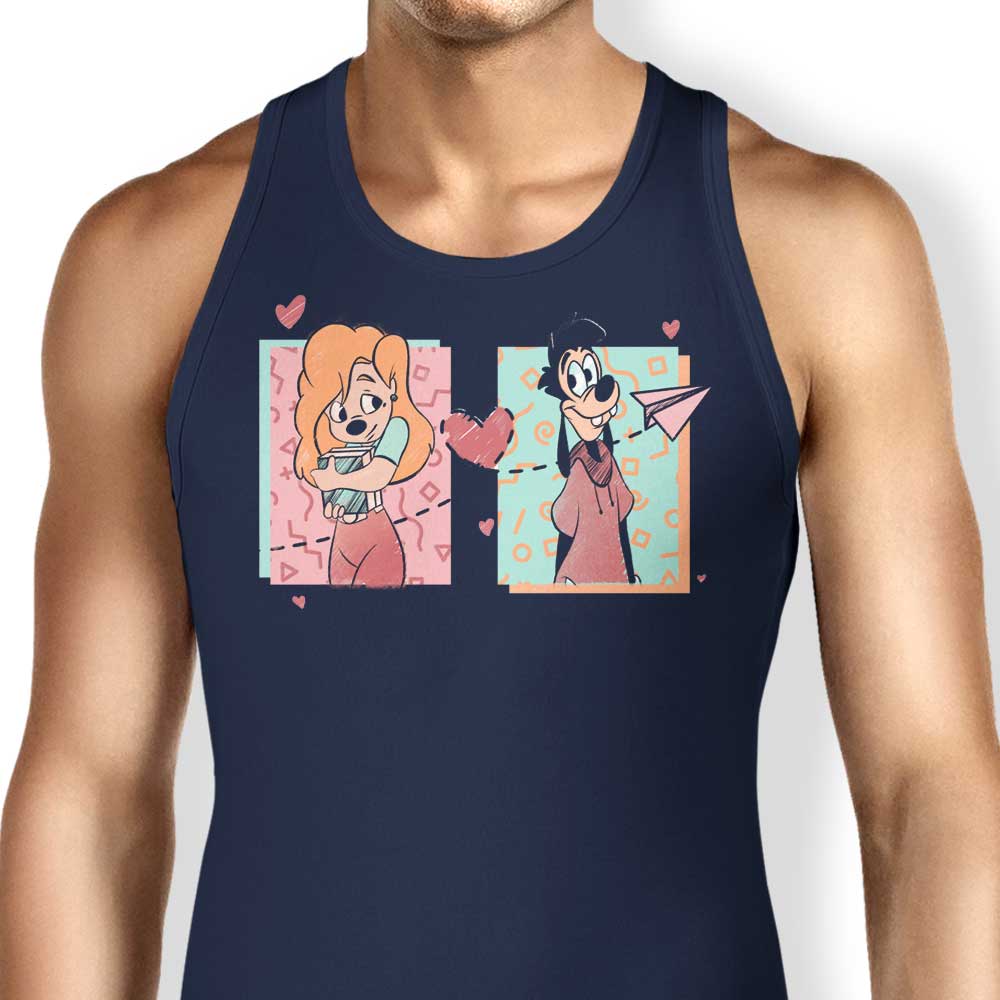 ManuelDA's Retro 90's Love Comfortable Unisex and Women's Tank Tops