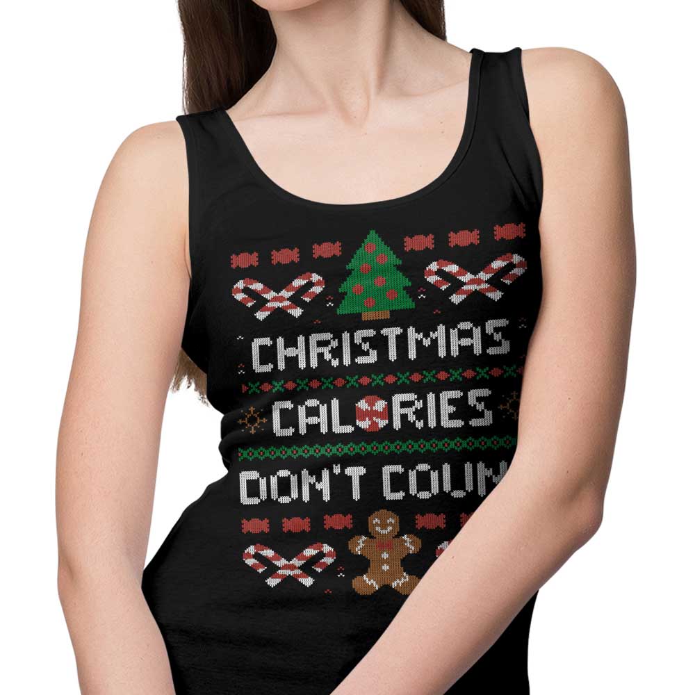 Edu.ely's Christmas Calories-Free Comfort Tank Tops