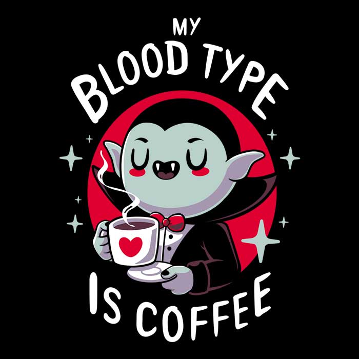 Typhoonic Art's Comfortable Coffee Vampire Tank Tops for Men and Women