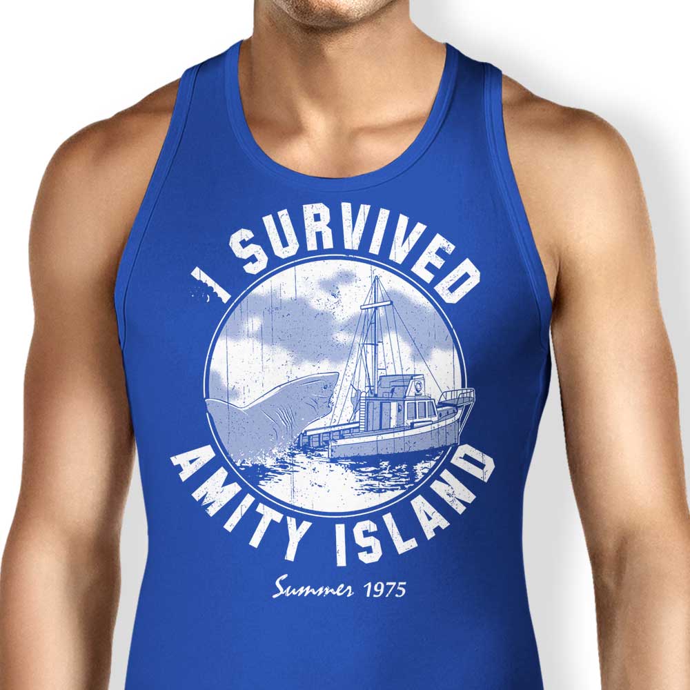 Survived Amity Island Design - Men's and Women's Comfortable Tank Tops