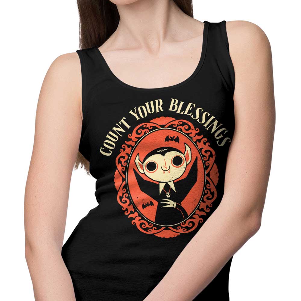 Count Your Blessings Inspirational Men's and Women's Tank Top