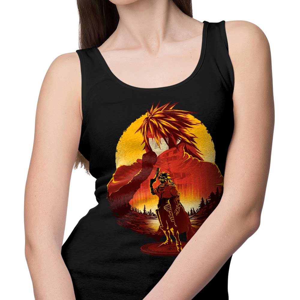 Stunning Crimson Sunset Women's Tank Top
