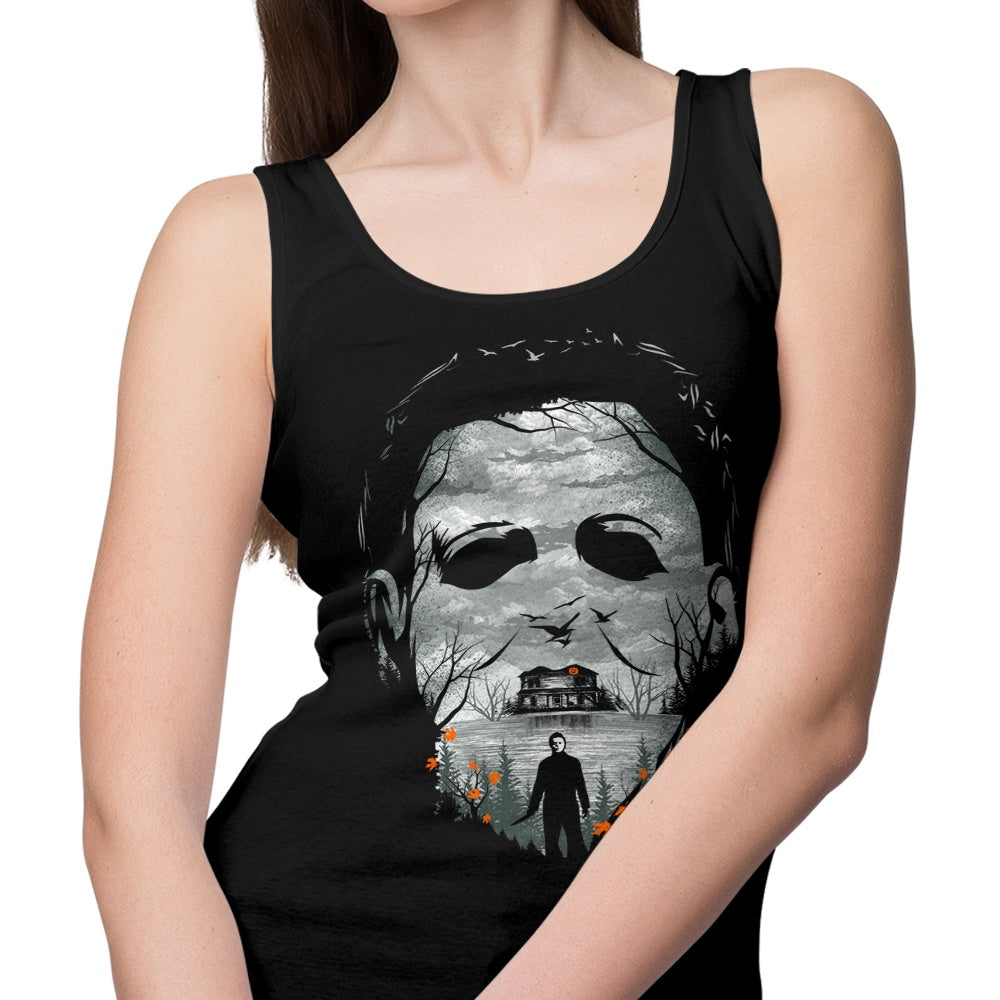 Halloween-Themed Unisex and Women's Tank Tops - The Shape of Halloween