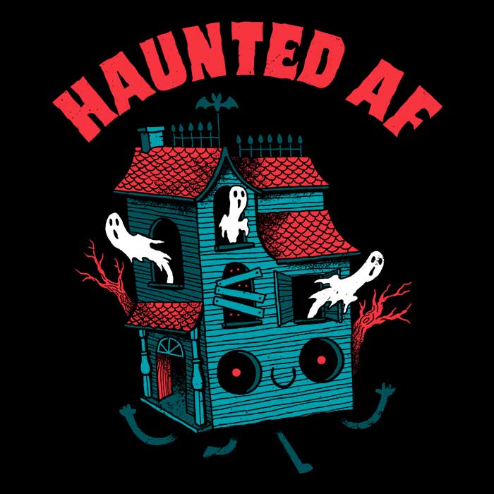 DinoMike's Spookily Haunted AF Men's/Unisex and Women's Tank Tops
