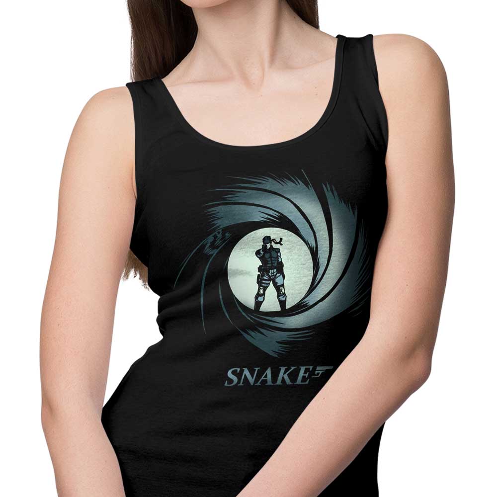 Stylish Double O Snake Print Tank Top by Fishmas
