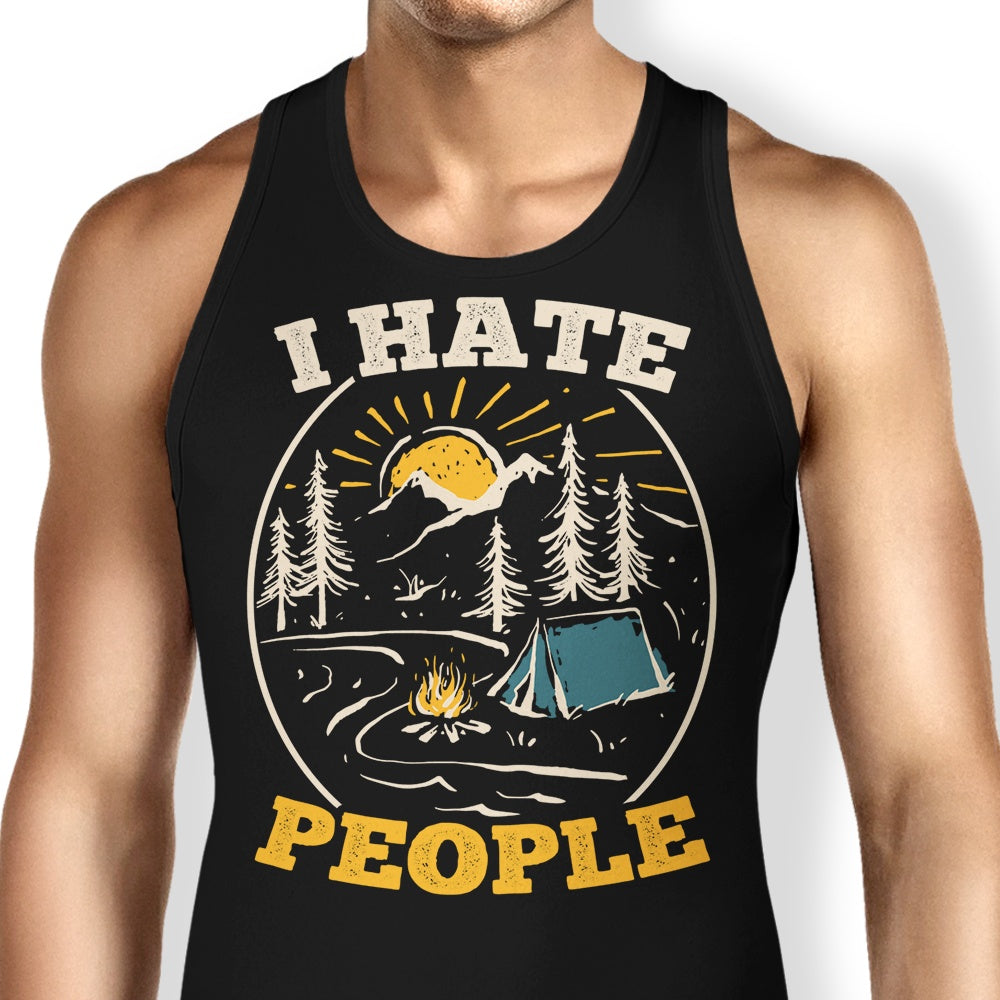 I Hate People Casual Tank Top for Everyday Wear