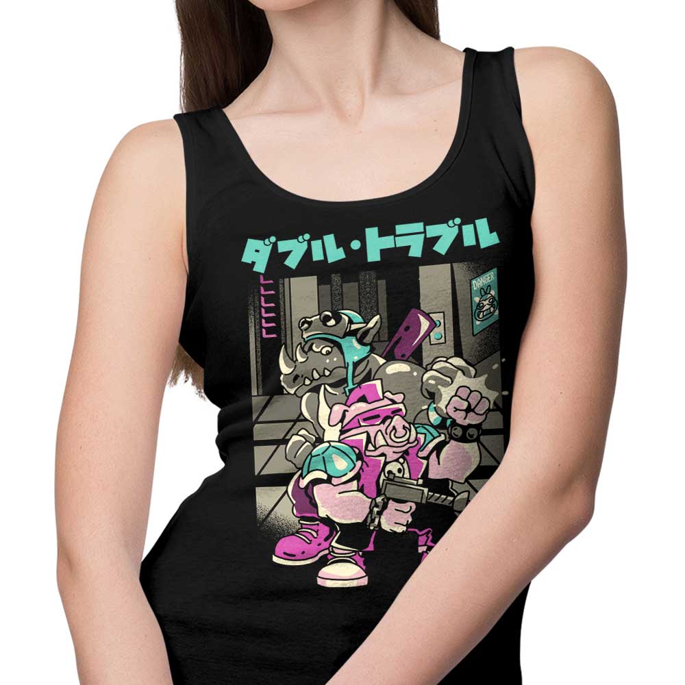 Double Trouble Comfortable Men's and Women's Tank Tops