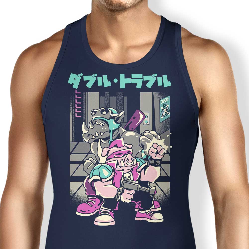 Double Trouble Comfortable Men's and Women's Tank Tops