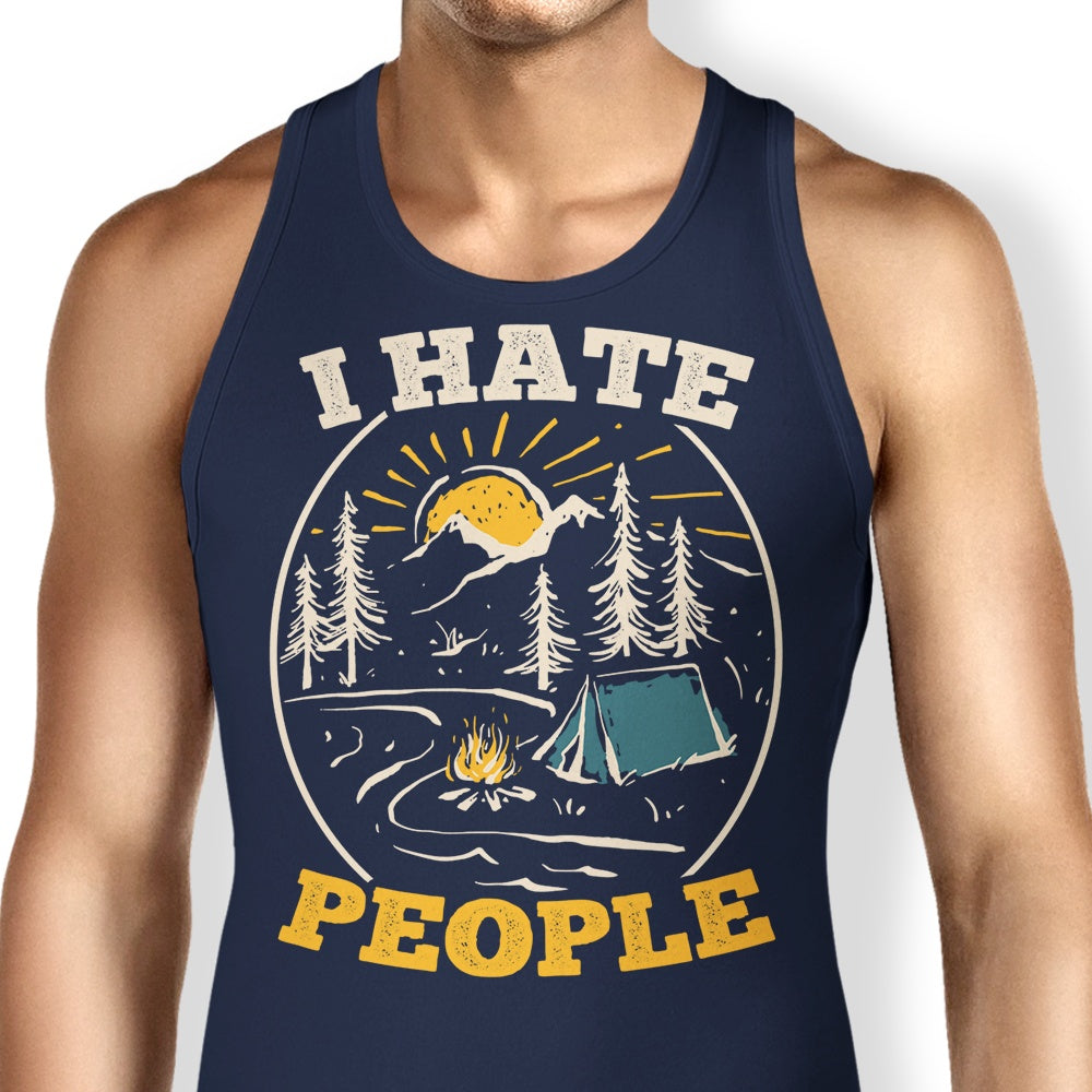 I Hate People Casual Tank Top for Everyday Wear