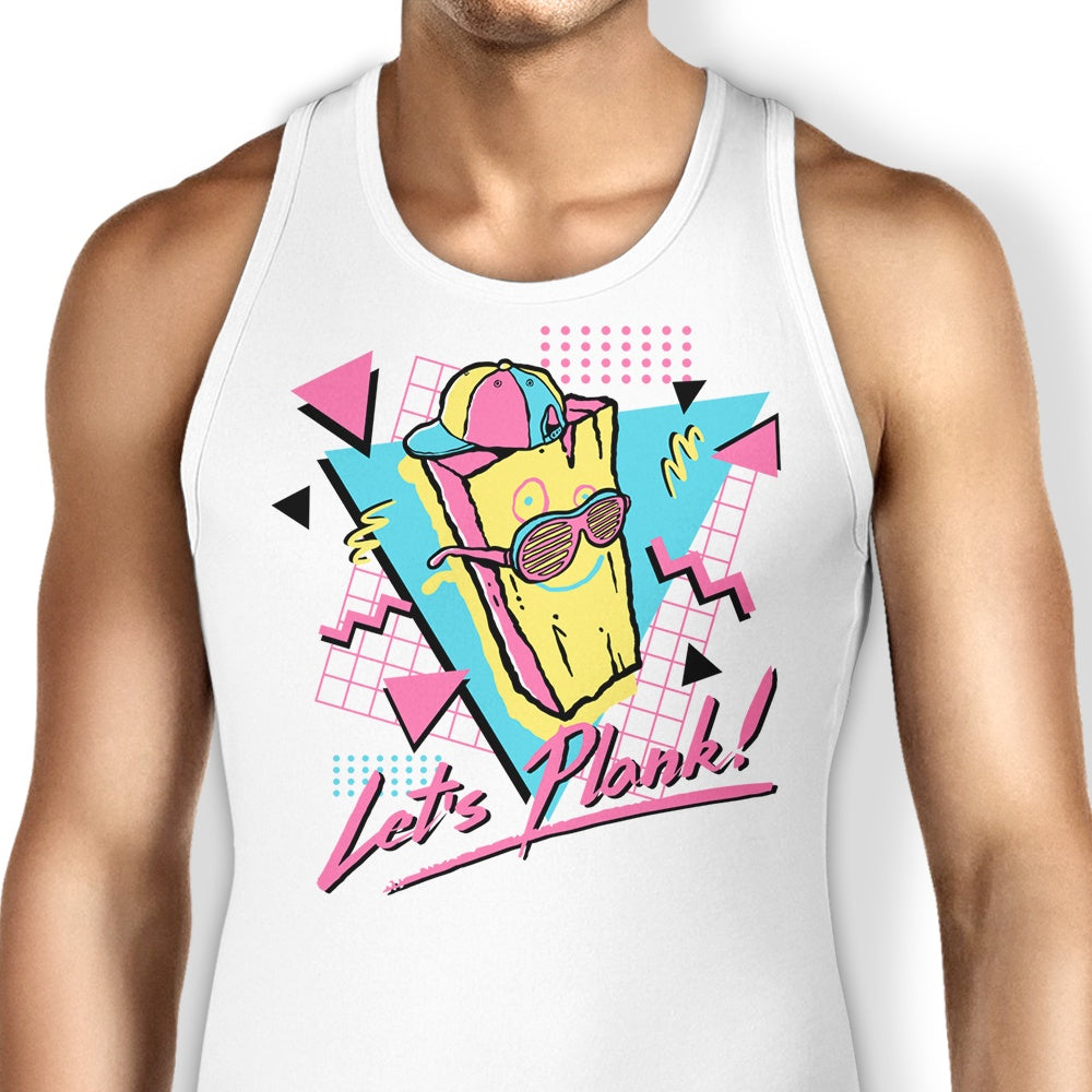 Comfortable Demonigote Let's Plank Unisex and Women's Tank Tops