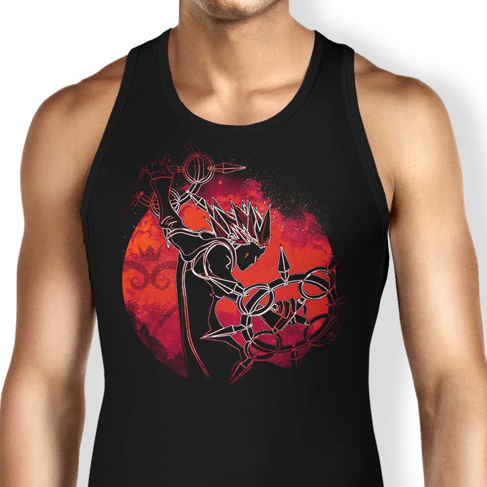 Stylish Donnie Illustrations Dancing Flames Orb Tank Top