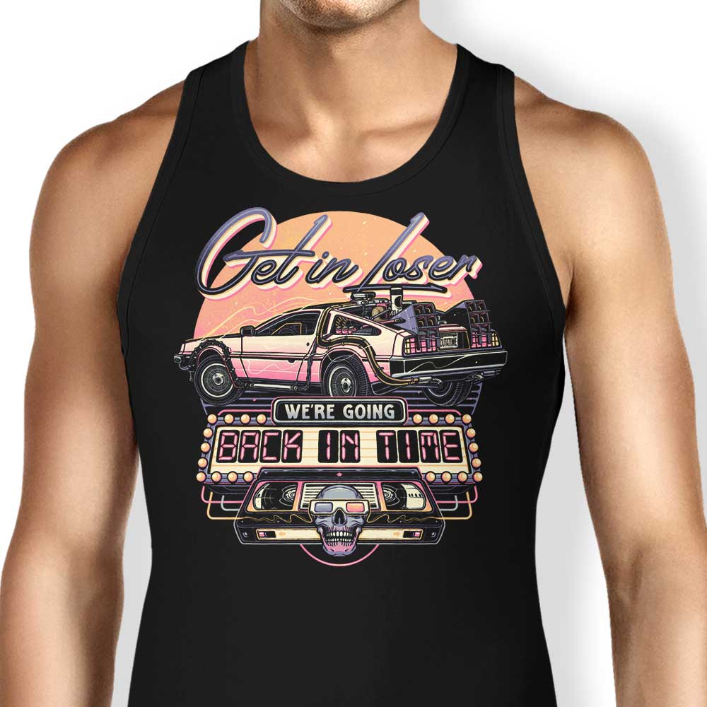 A Retro - Style Time - Traveling Tank Top by Momma Gorilla