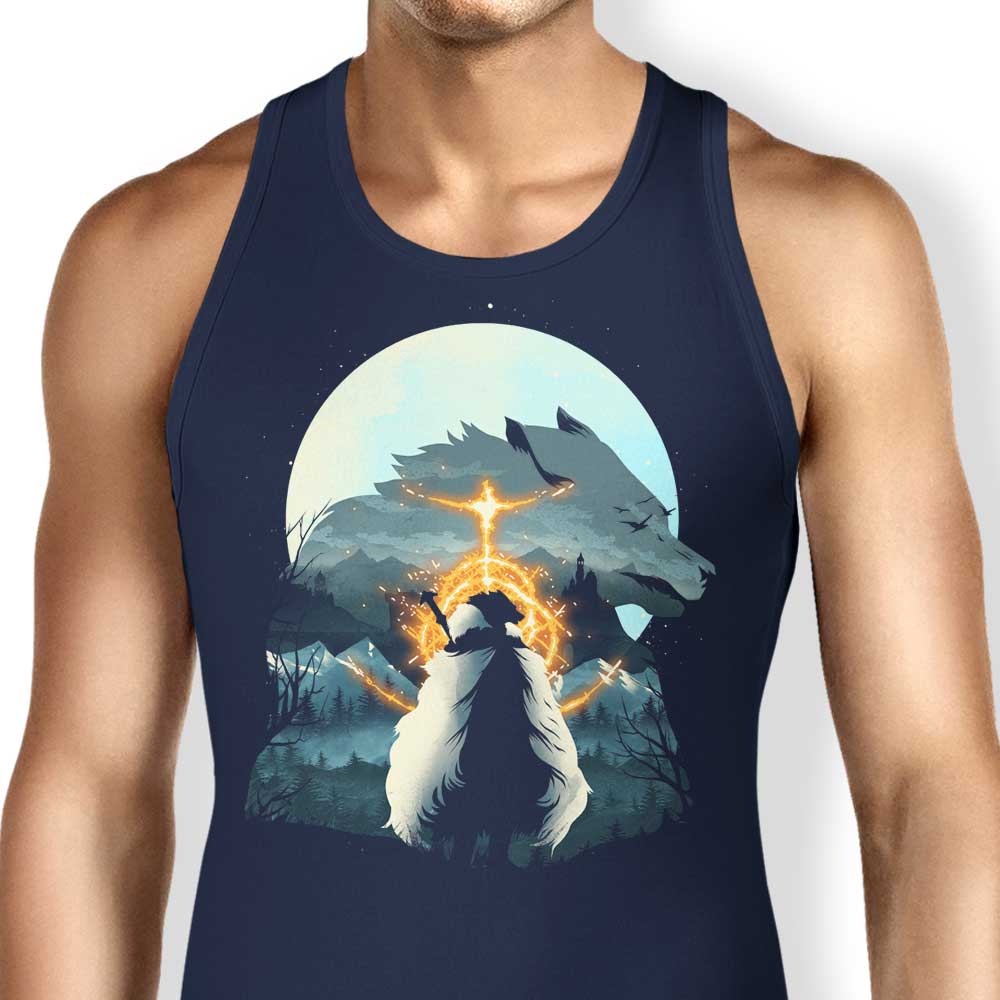 Dandingeroz's Stylish Half Wolf Tank Top