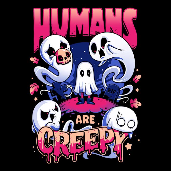 Snouleaf's 'Humans are Creepy' Stylish Tank Tops for Men and Women