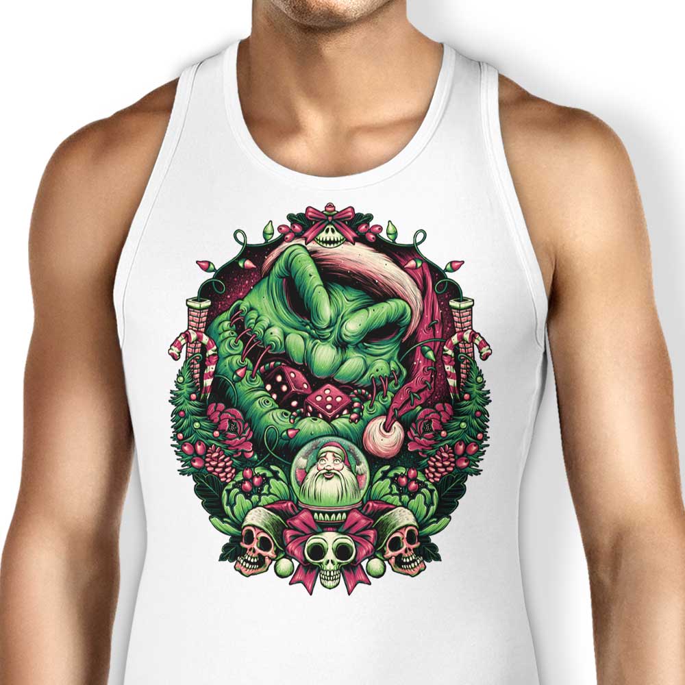 Glitchygorilla's Soft and Comfortable Christmas Boogeyman Tank Tops for All Genders