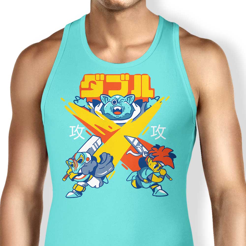 Sketchdemao's Soft and Comfortable X-Slash Tank Tops for Men and Women