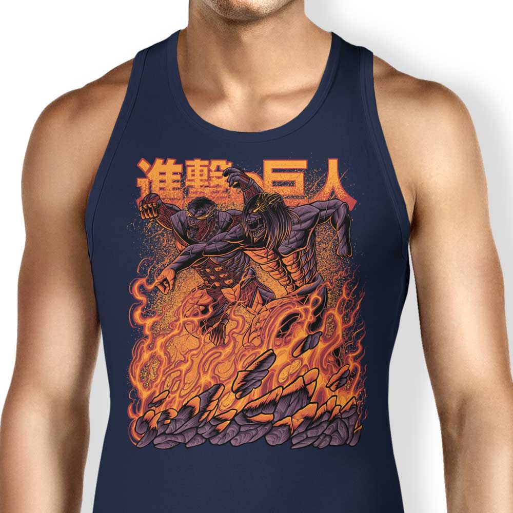 Eren x Reiner - Stylish Men's and Unisex Tank Top for All Occasions