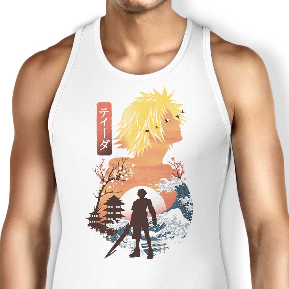 Dandingeroz's Tidus Ukiyo-e Inspired Men's and Women's Unisex Stylish Tank Tops