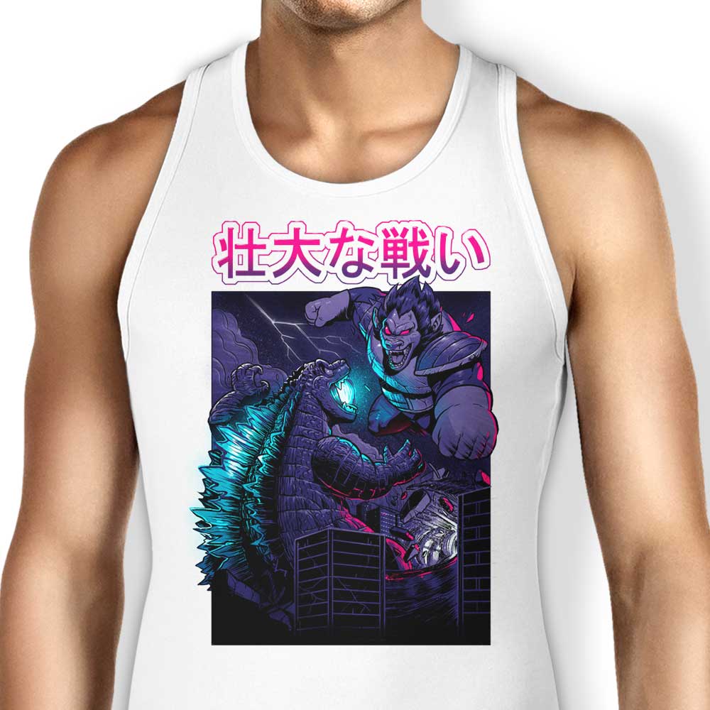 Epic Kaiju Battle Design - Stylish Tank Top