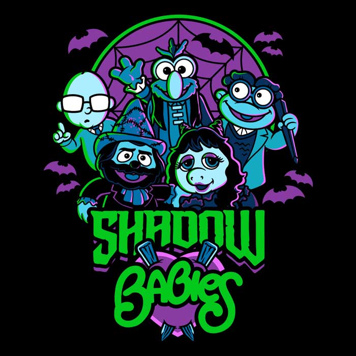 Harebrained's Soft and Comfortable Shadow Babies Tank Tops