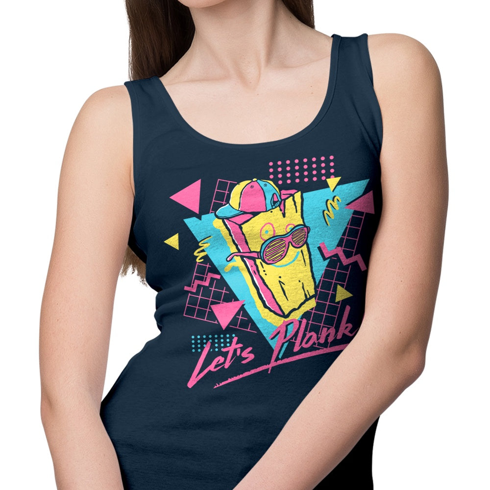 Comfortable Demonigote Let's Plank Unisex and Women's Tank Tops