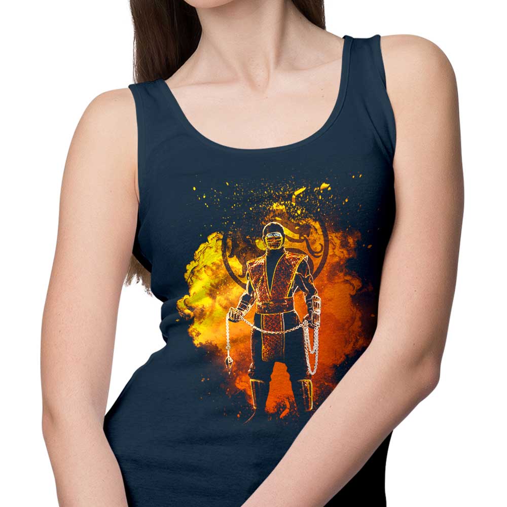 Fire Ninja Spirit Unisex and Women's Comfortable Tank Tops