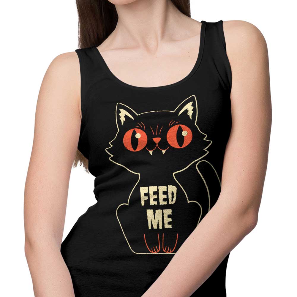 Comfortable DinoMike 'Feed Me' Men's and Women's Tank Tops