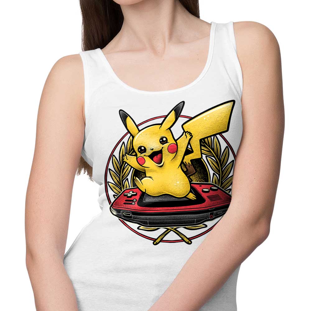 Unique Static Design Tank Top by Glitchygorilla