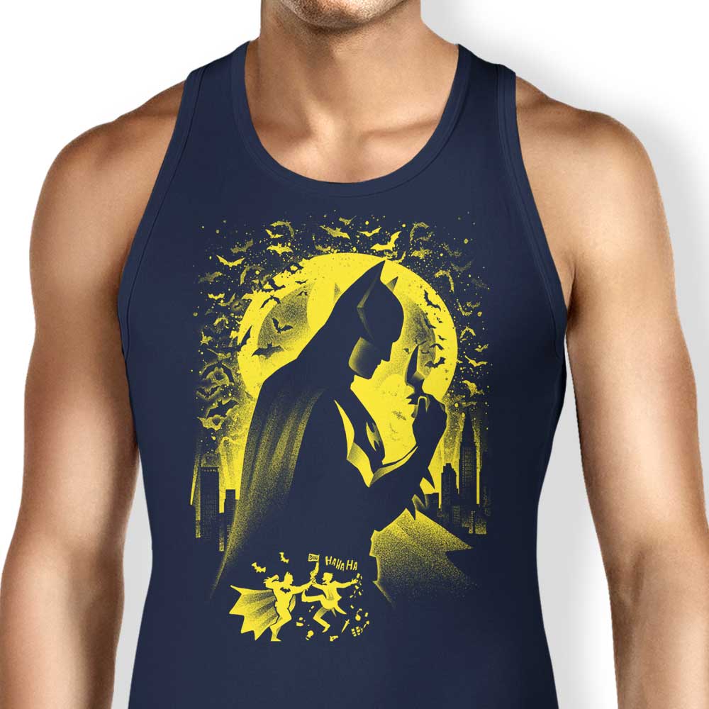 Alemaglia's Stylish Dark Night Tank Top for Trendy Wear