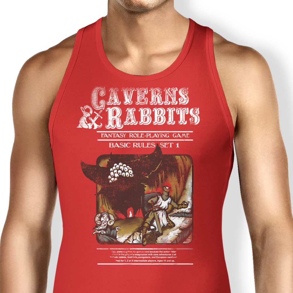 Comfortable 'Caverns and Rabbits' Unisex and Women's Tank Tops