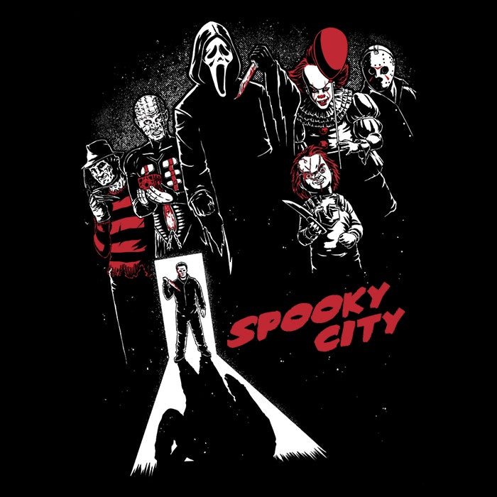 Studio Mootant's Chilling Spooky City Tank Top