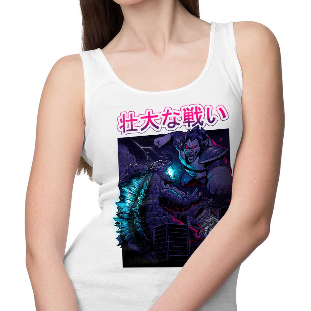 Epic Kaiju Battle Design - Stylish Tank Top