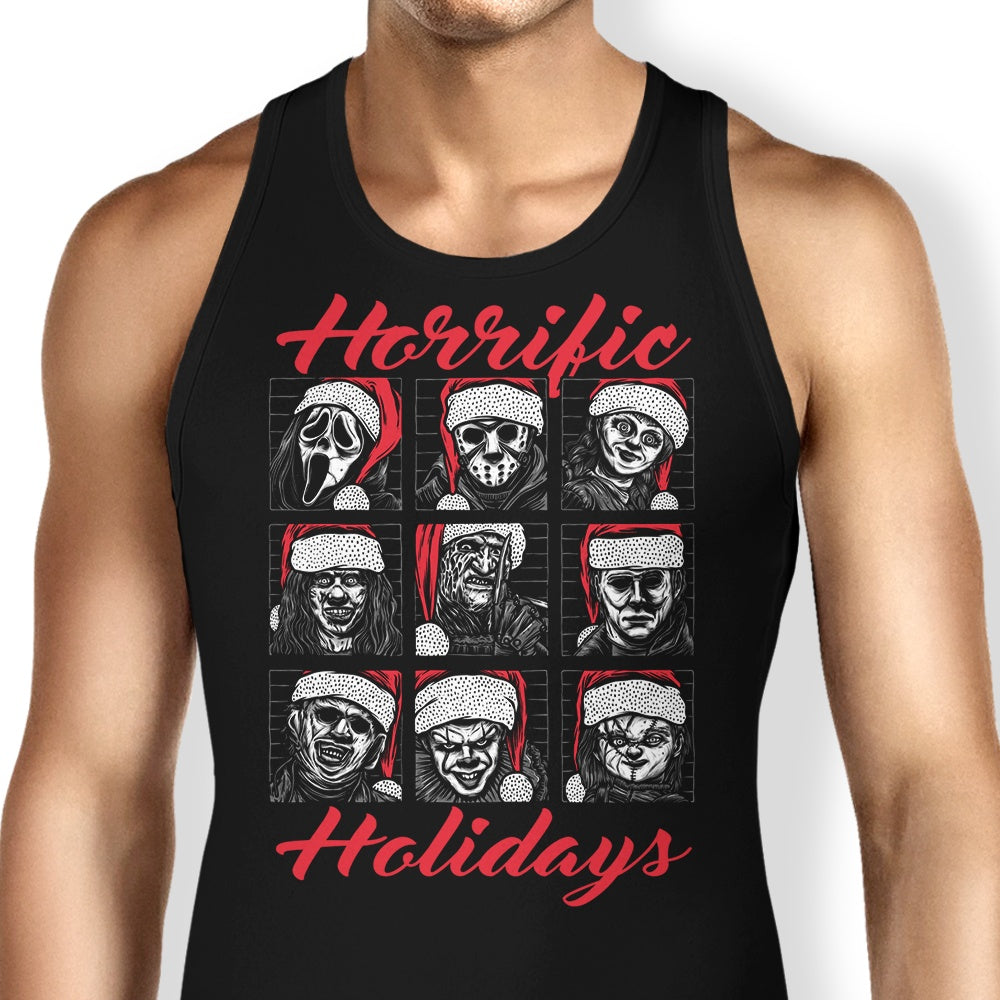 Scary and Stylish 'Horrific Holidays' Tank Top
