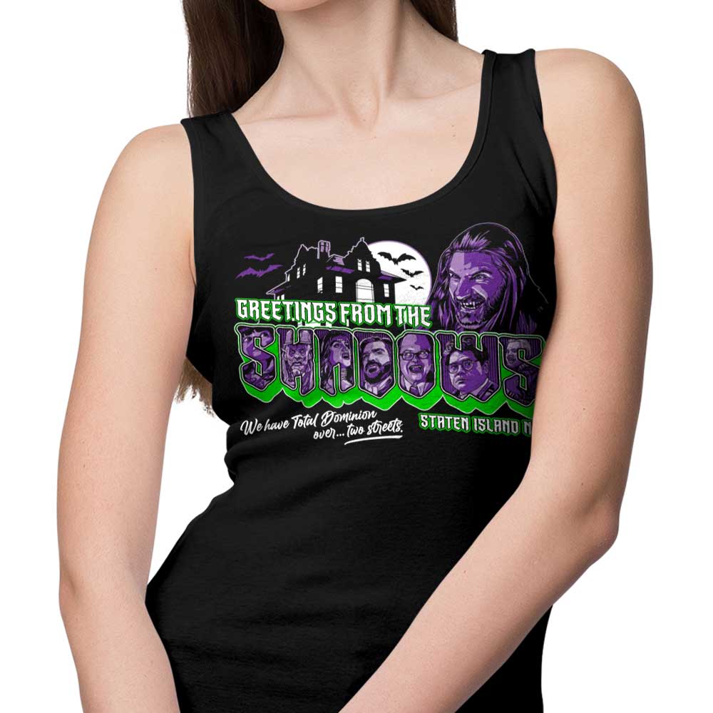 Stylish Greetings from the Shadows Women's Tank Top