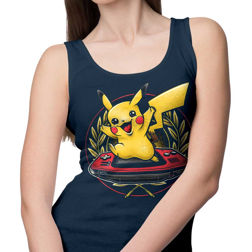 Unique Static Design Tank Top by Glitchygorilla