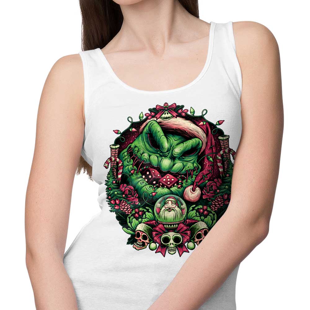 Glitchygorilla's Soft and Comfortable Christmas Boogeyman Tank Tops for All Genders