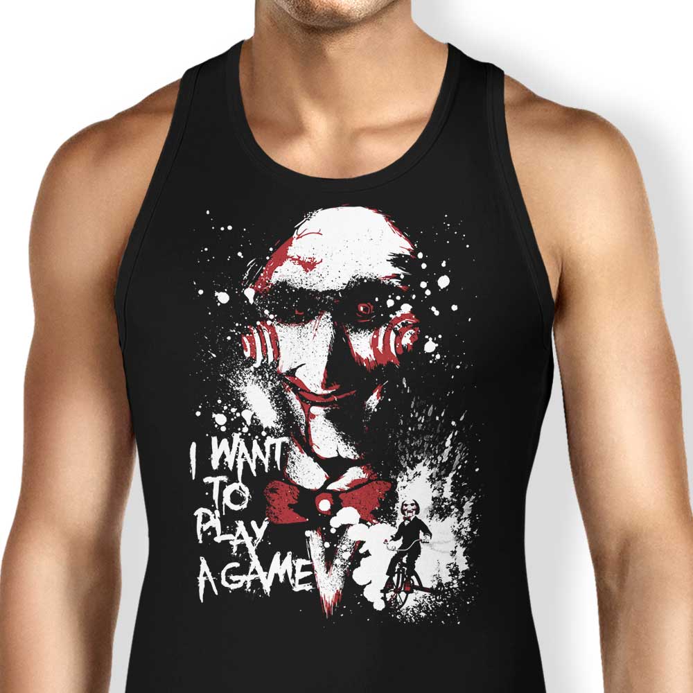 Arinesart's 'Want to Play a Game' Comfortable Tank Tops for Men and Women