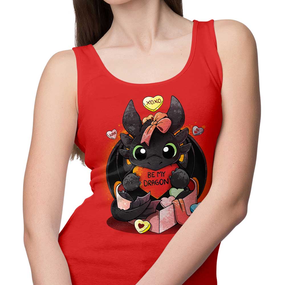 Comfortable 'Be My Dragon' Men's and Women's Tank Tops