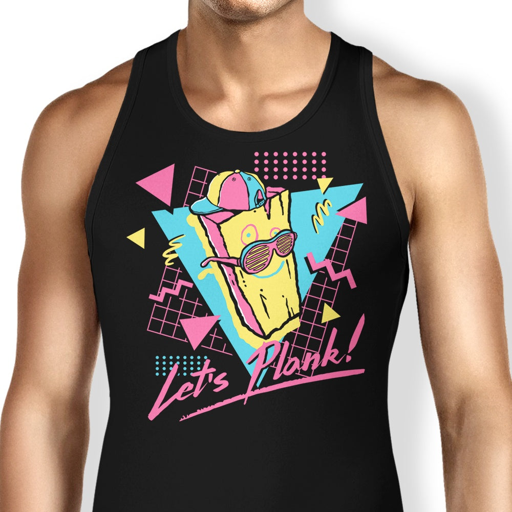 Comfortable Demonigote Let's Plank Unisex and Women's Tank Tops