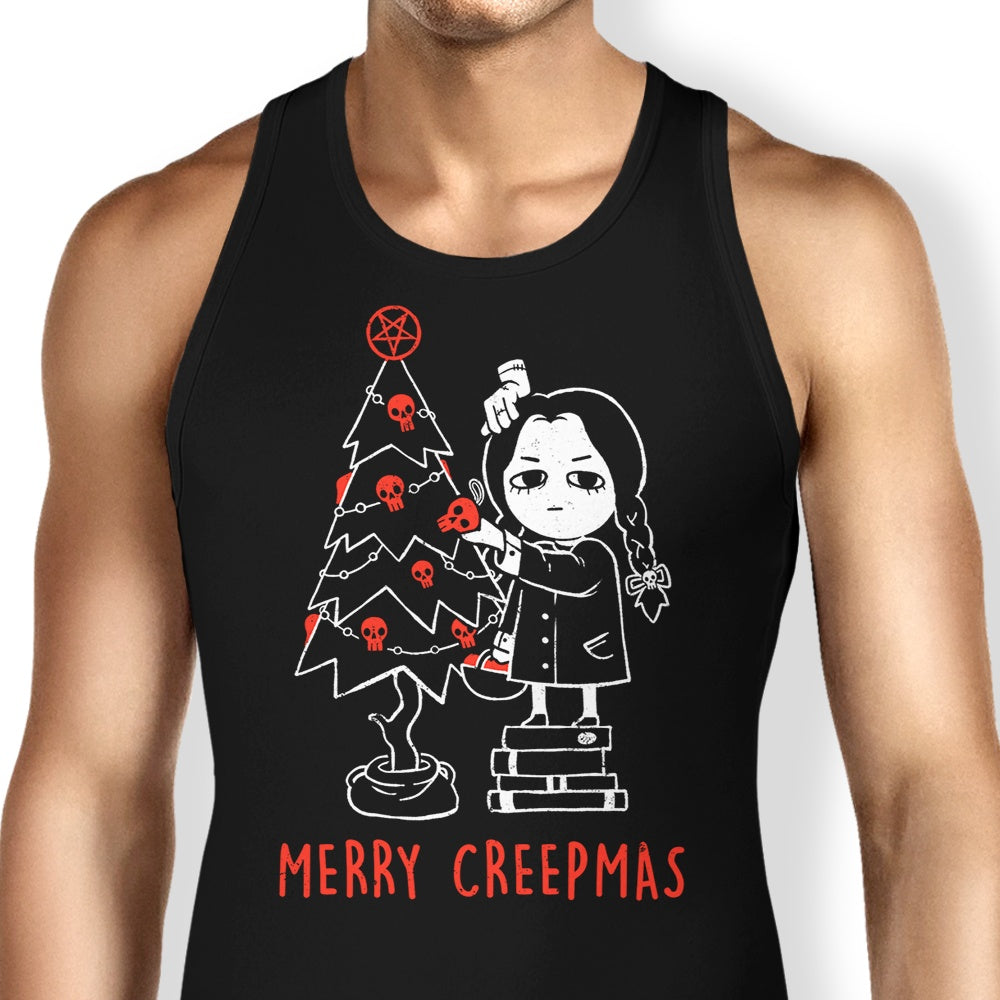 Eerie and Merry Creepmas Themed Tank Top for Fashion Lovers