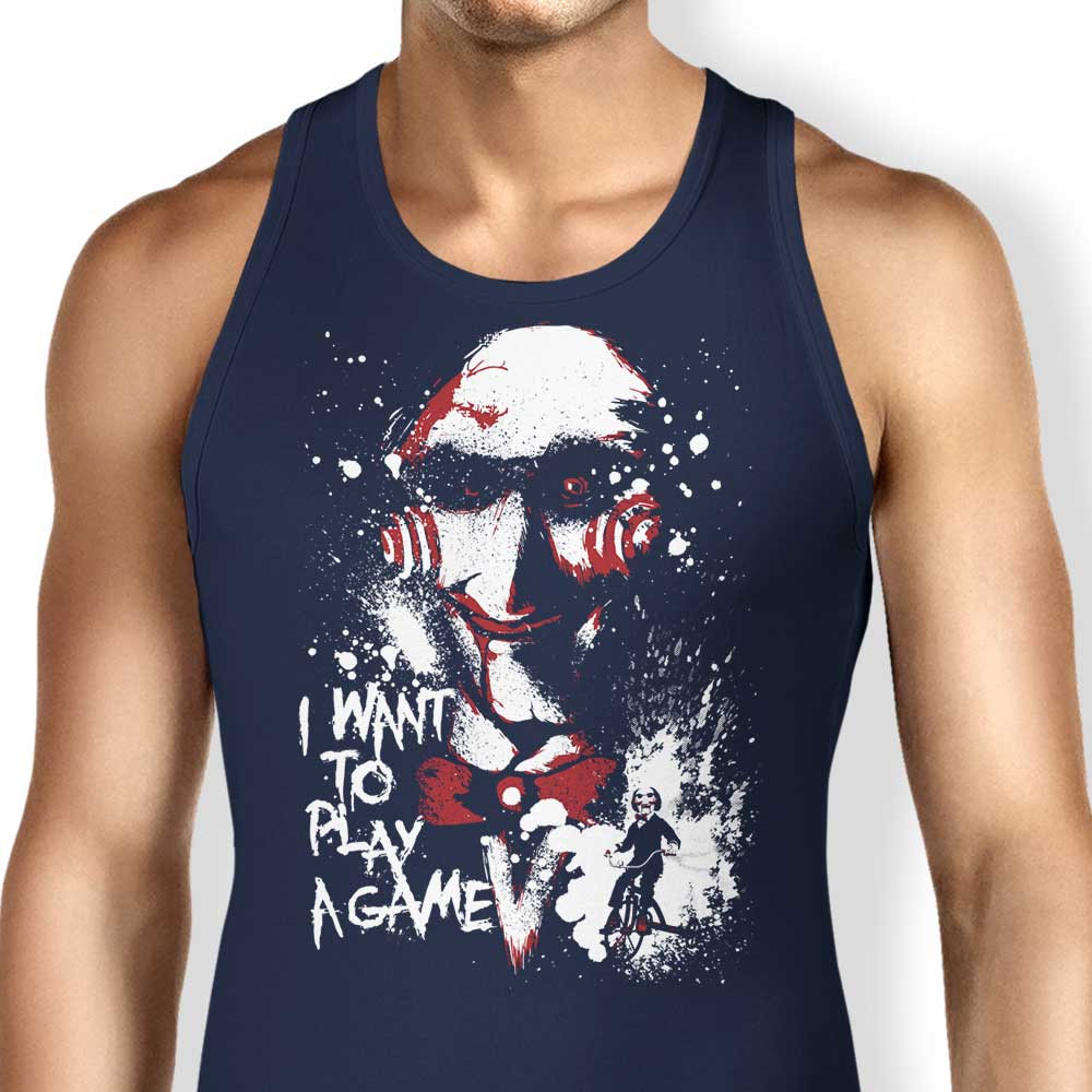 Arinesart's 'Want to Play a Game' Comfortable Tank Tops for Men and Women