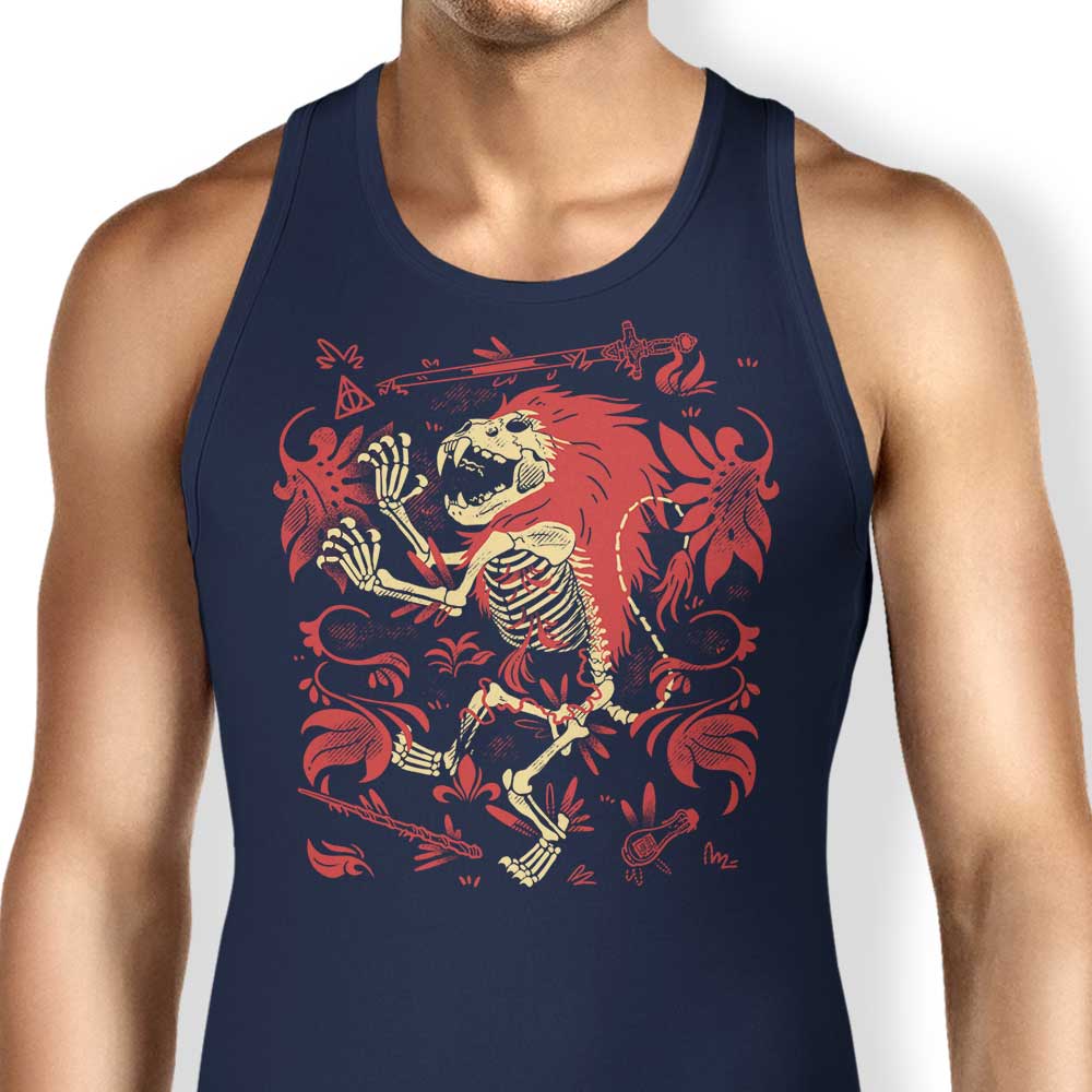 Lion Fossil Design Unisex and Women's Tank Top for Comfortable Wear