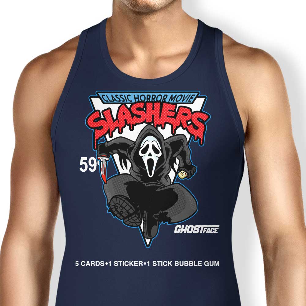 Harebrained's Ghost Classic Slashers Comfortable Unisex and Women's Tank Tops