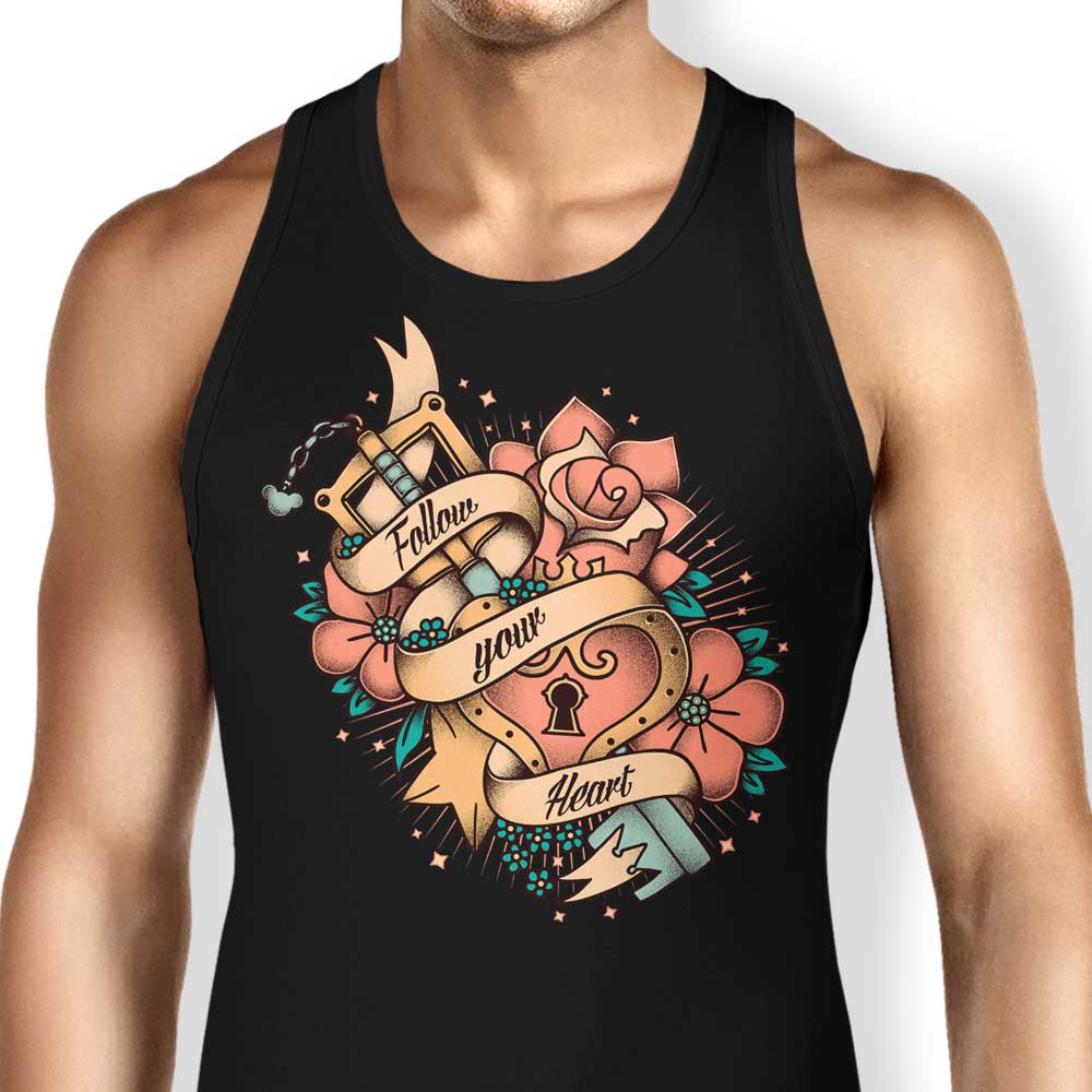 Typhoonic Art's Comfortable Follow Your Heart Unisex and Women's Tank Tops