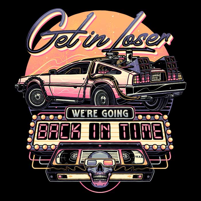 A Retro - Style Time - Traveling Tank Top by Momma Gorilla