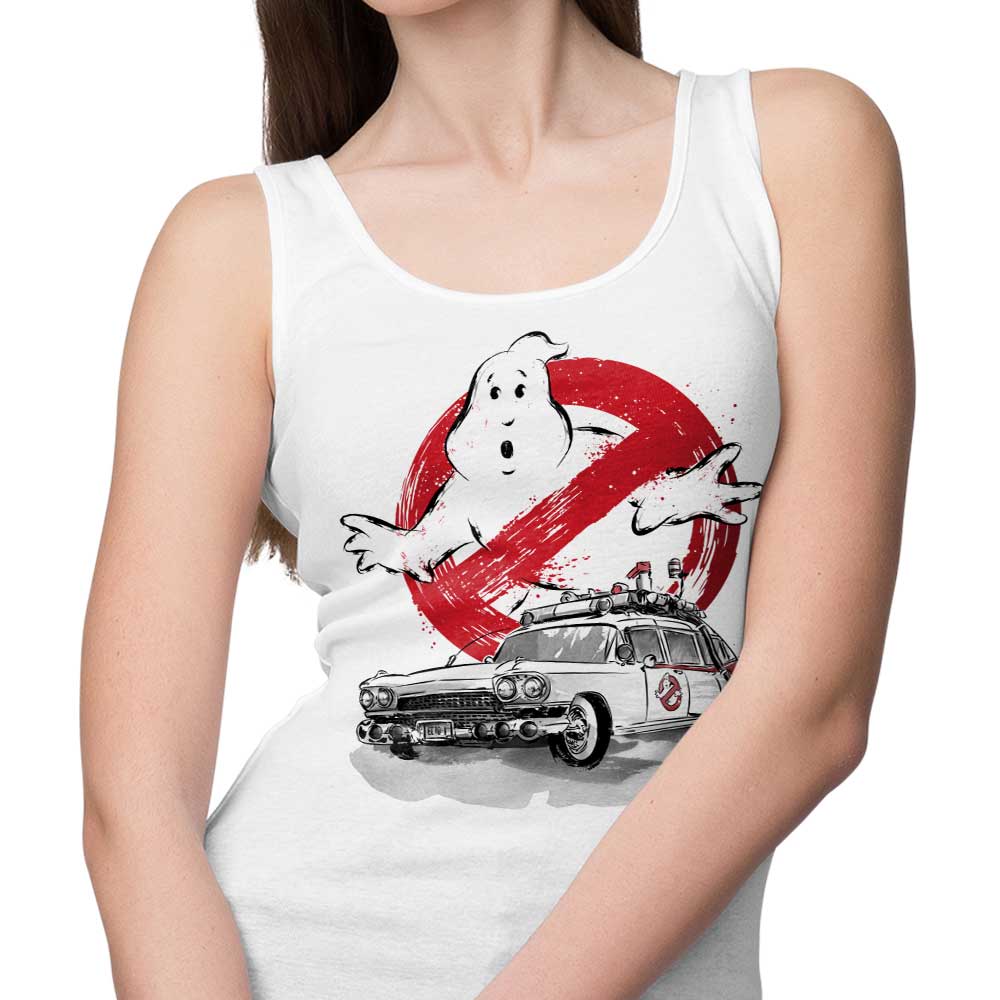 Dr. Monekers' Ecto Sumi-e Stylish Tank Top