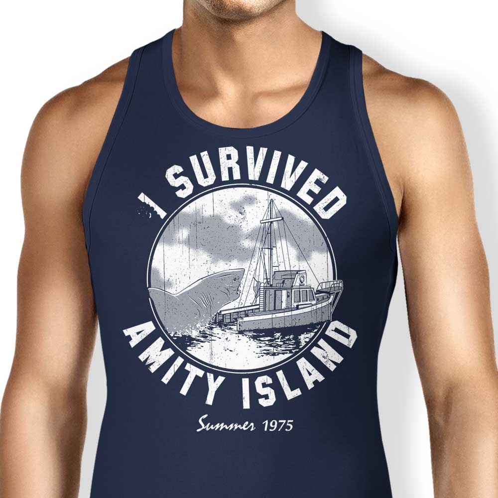 Survived Amity Island Design - Men's and Women's Comfortable Tank Tops